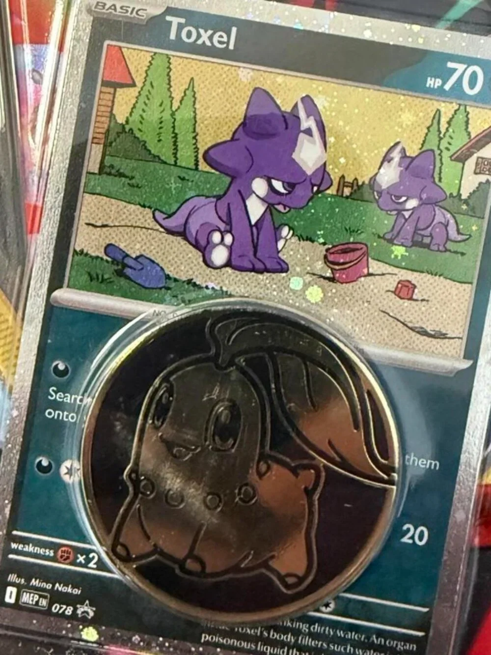 Pokémon TCG Sealed Chaos Rising Blister – Booster Pack + Promo Card + Coin